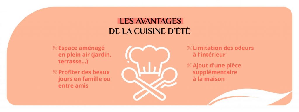 Les avantages de la cuisine d'été