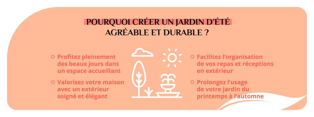 Les intérêts de créer un jardin d'été