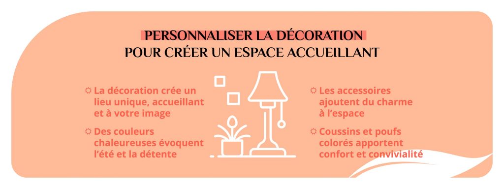 Exemples de décoration pour créer une terrasse d'été chaleureuse