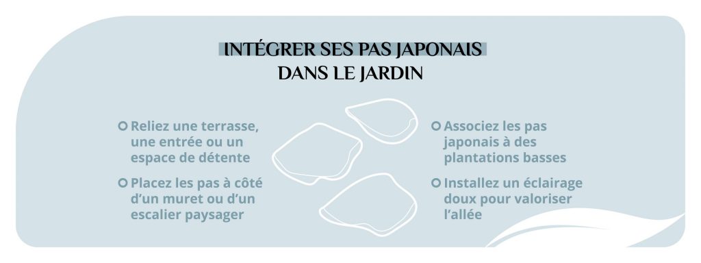 Astuces pour intégrer des pas japonais dans le jardin