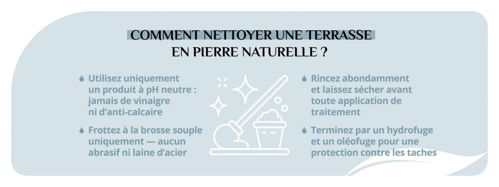 conseils entretien terrasse pierre naturelle